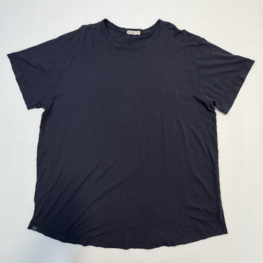 Barefoot Dreams Shirt Mens 2XL Gray Short Sleeve Cotton Modal Crewneck Soft
